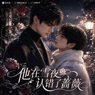 《他在雪夜认错了蔷薇》广播剧封面